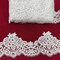 1 Yard Corded Embroidered Lace Trim 6" Wide 100% Polyester Net Mesh for Bridal & Special Occasion